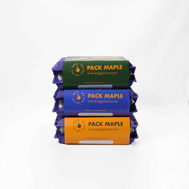 Pack White 3 Maple Eggs Höns - Imagen 2