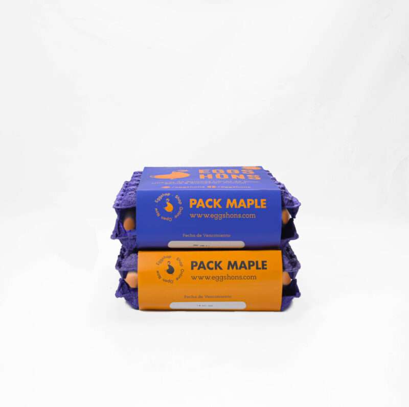 Pack 2 Maple de Huevos Eggs Höns - Imagen 2