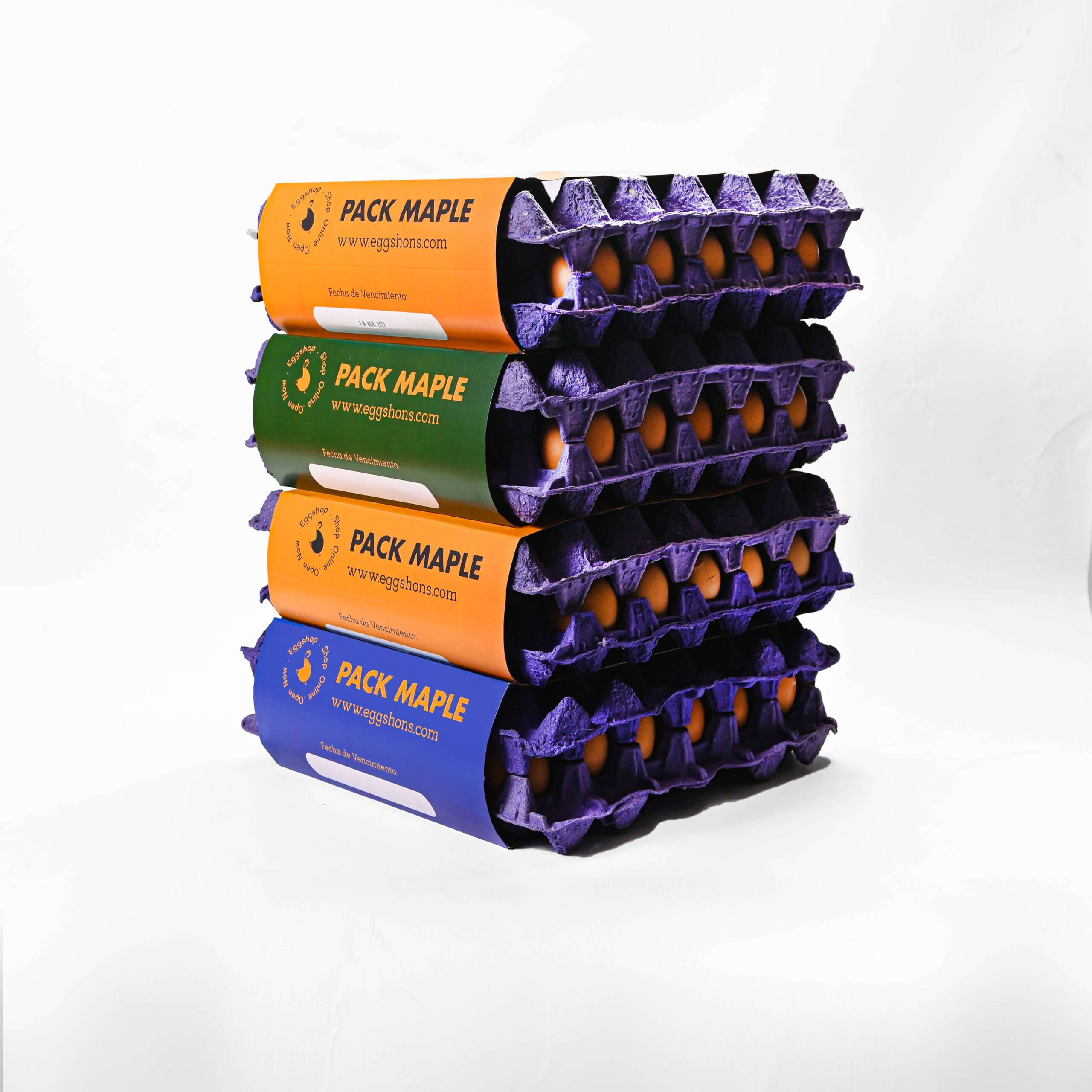 Pack Color 4 Maple de Huevos Eggs Höns