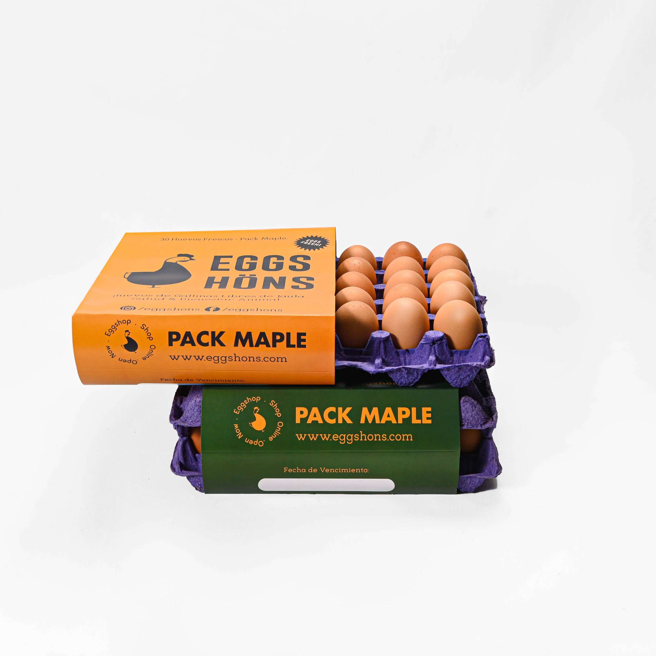 Pack Color 2 Maple de Huevos Eggs Höns - Imagen 3