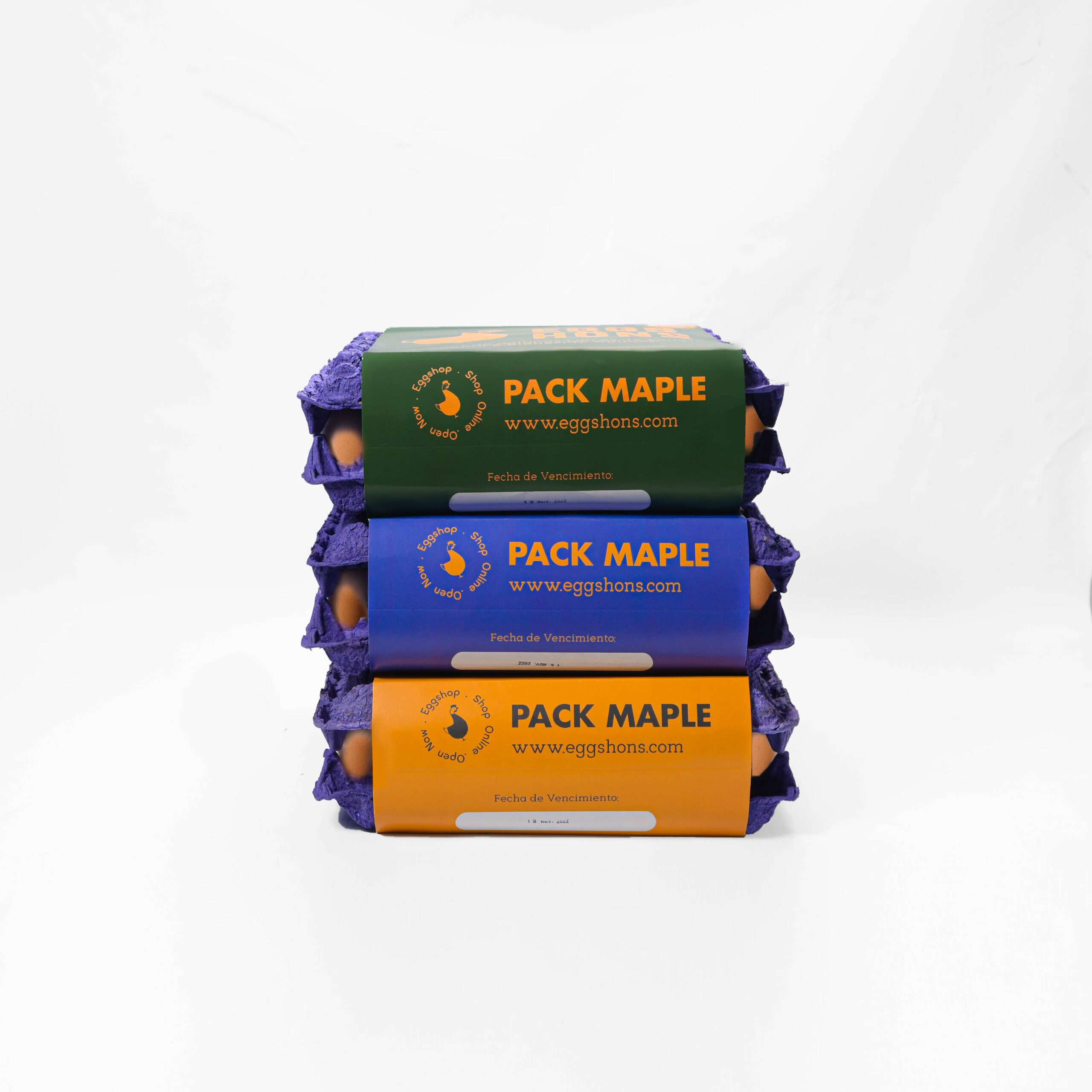 Pack Color 3 Maple de Huevos Eggs Höns - Imagen 2